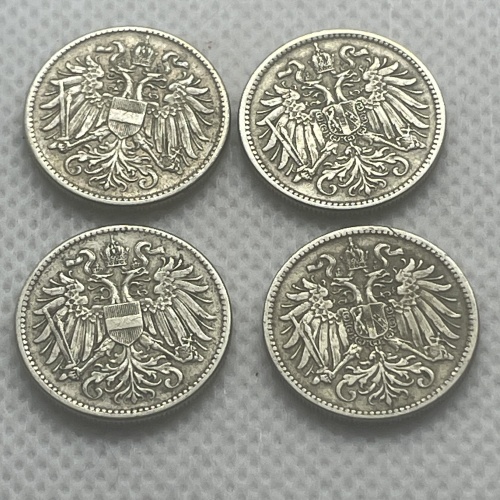 10 Heller Münzen Österreich 1915 u. 1916