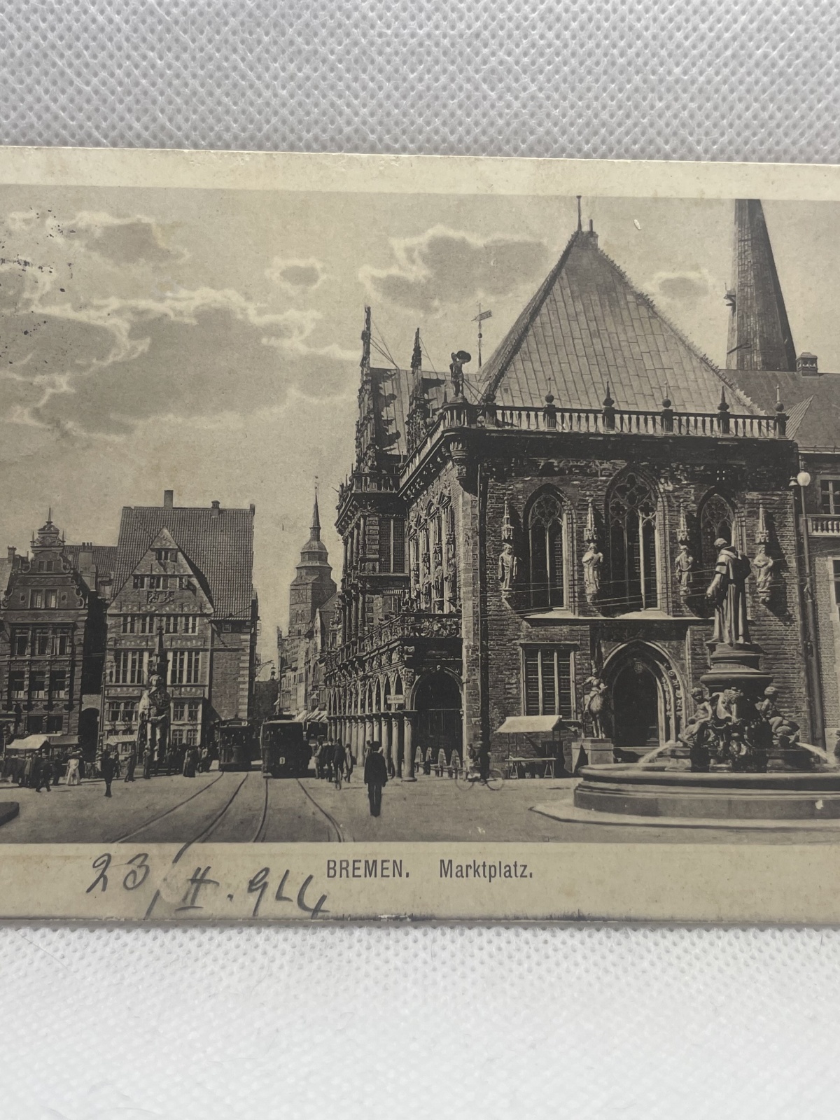 AK Bremen Marktplatz 1914