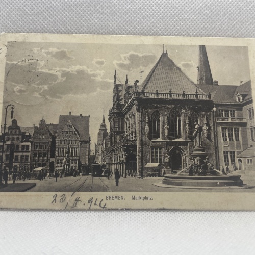AK Bremen Marktplatz 1914