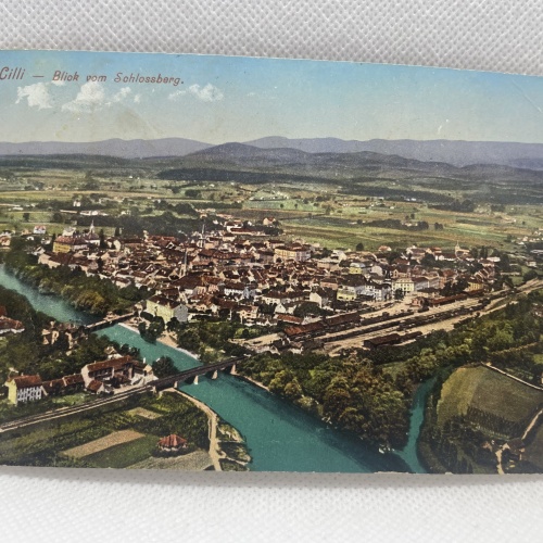 AK Cilli - Blick vom Schlossberg (Slowenien, Celje) 1913
