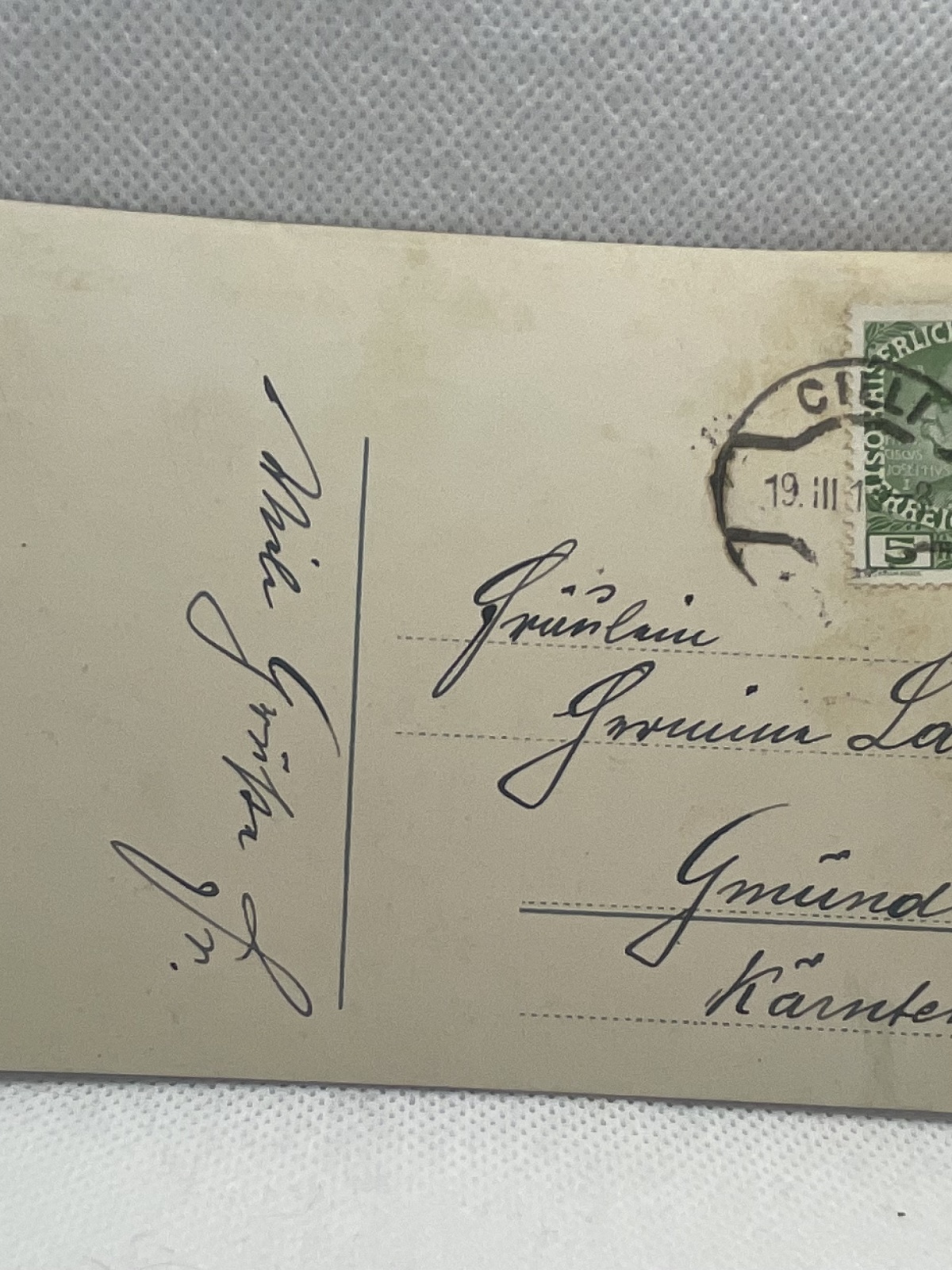 AK Cilli - Blick vom Schlossberg (Slowenien, Celje) 1913