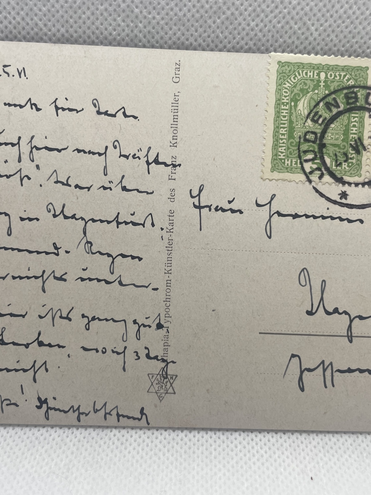 AK Judenburg Obersteier 1918