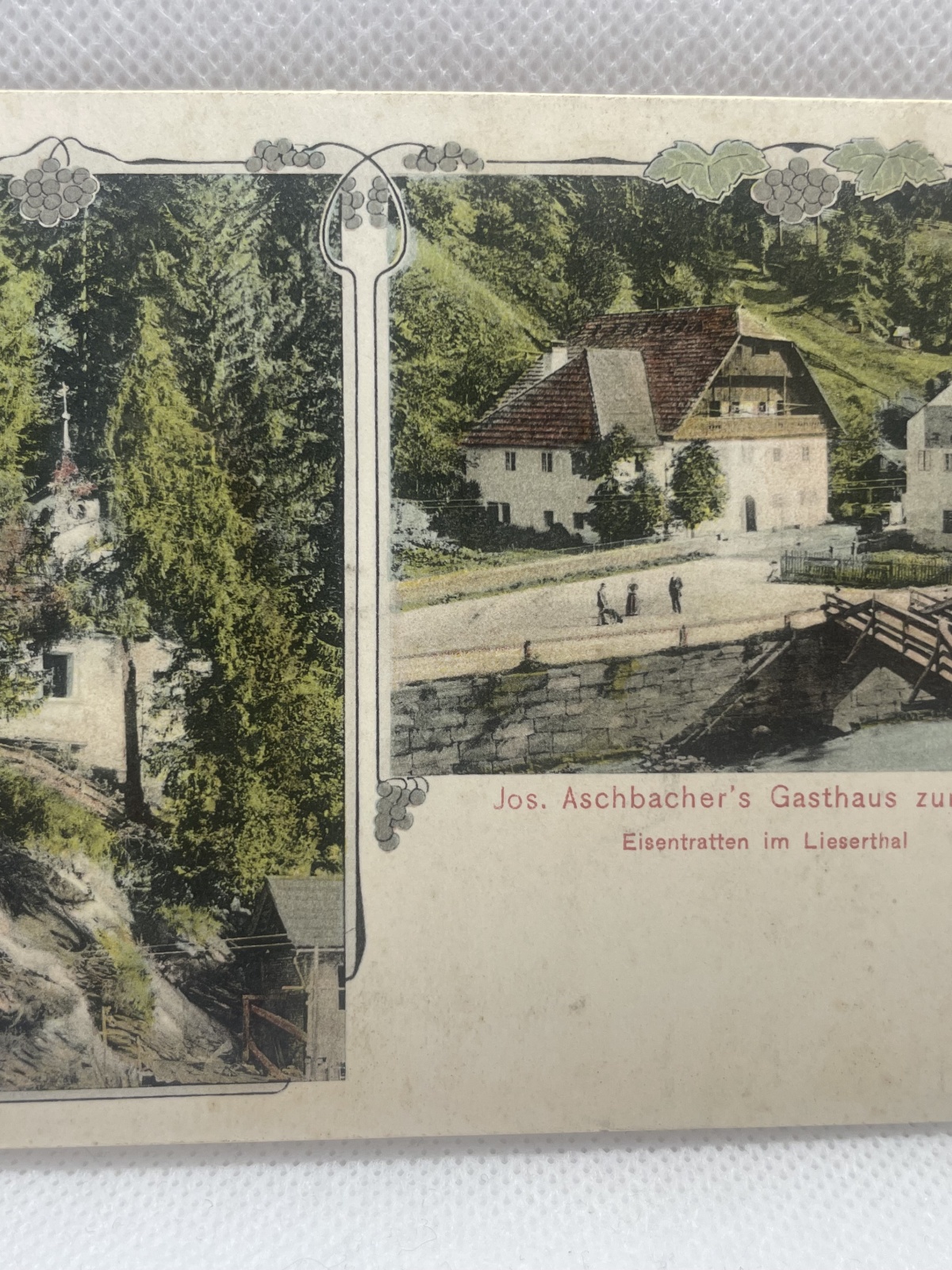 AK Correspondenz-Karte Eisentratten im Lieserthal 1914