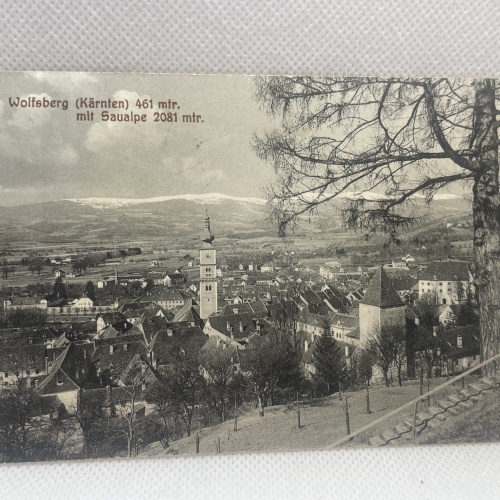AK Wolfsberg mit Saualpe 1912