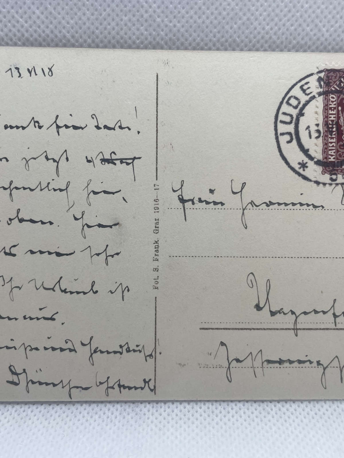 AK Judenburg Steiermark 1918