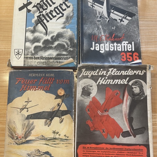 Bücher-Konvolut 30-40er Jahren über Flieger und Flugzeuge