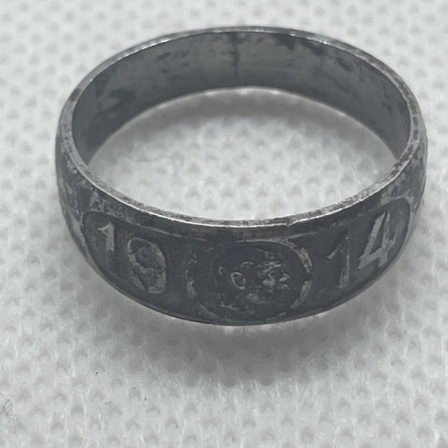 Patriotischer Ring 1.Weltkrieg 1914 Kaiser Franz Joseph