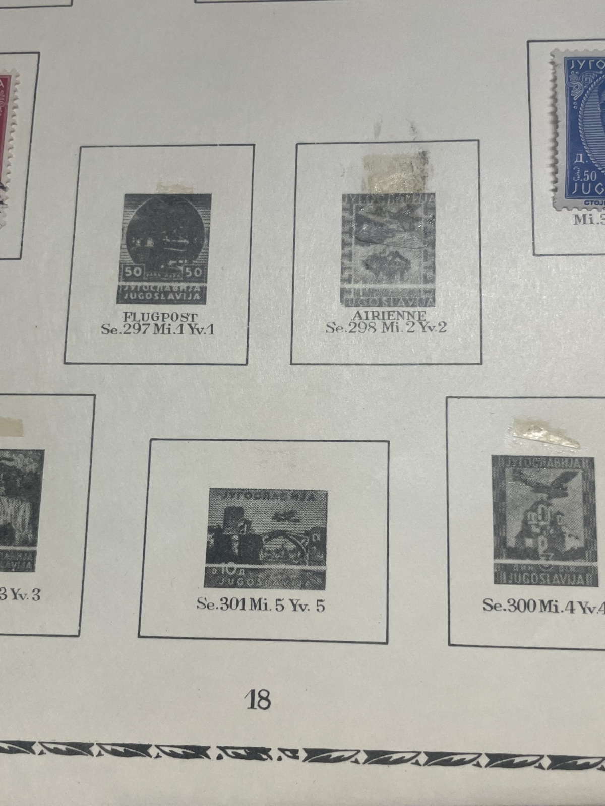 Jugoslawische Briefmarken