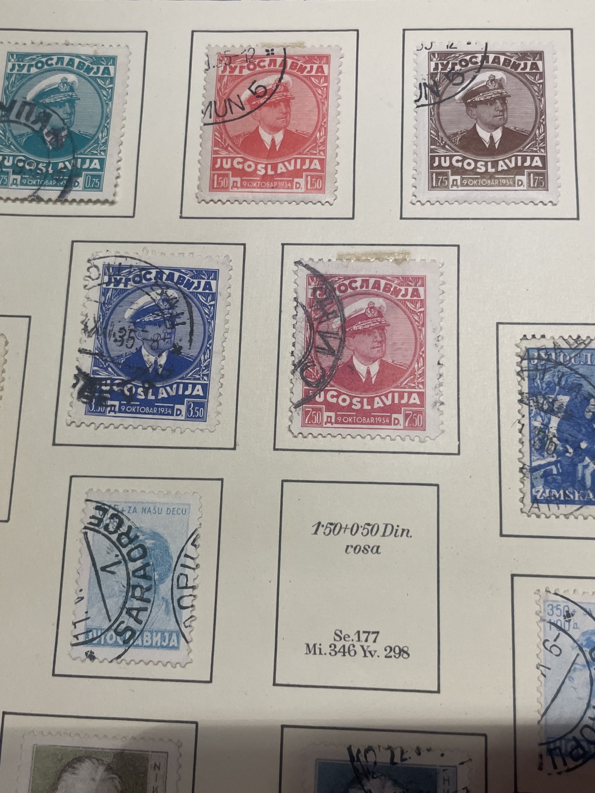 Jugoslawische Briefmarken