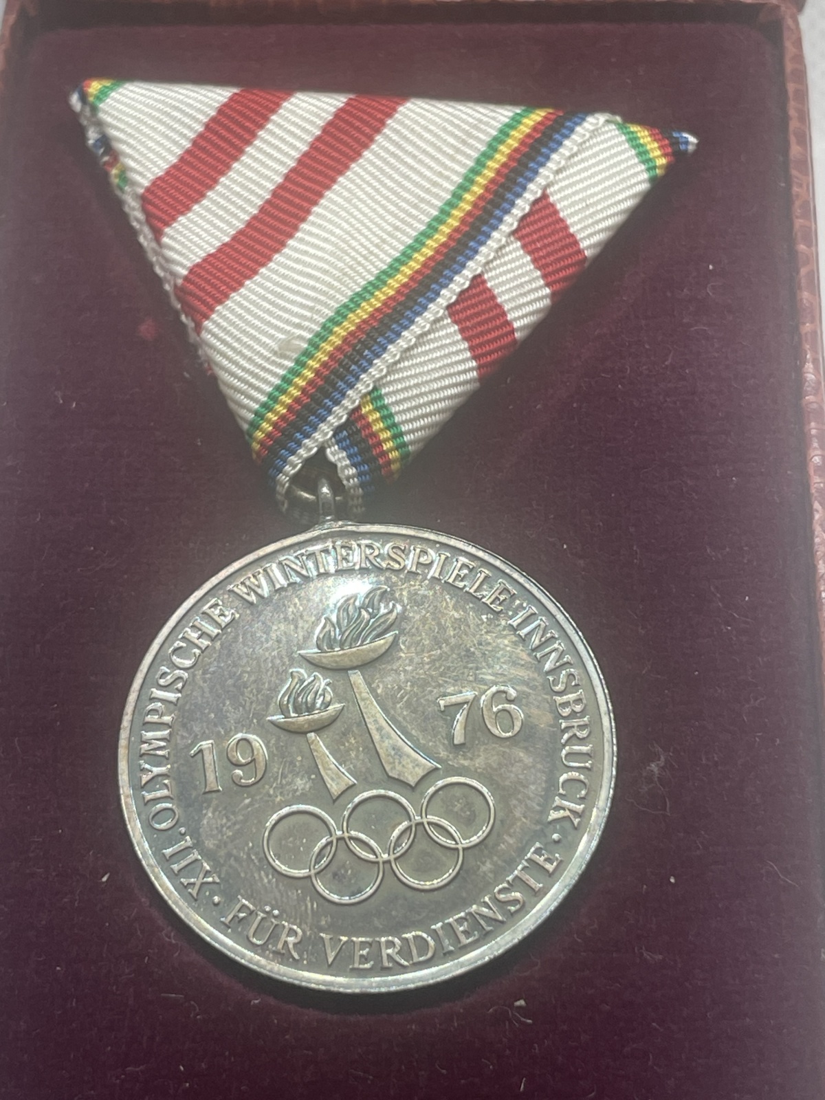 Orginal Olympische Winterspiel Medaille von 1976