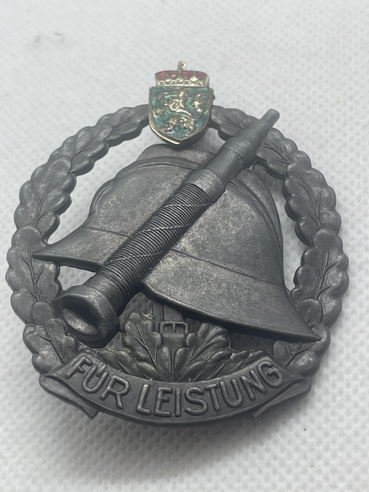 Alte steir. Feuerwehrmann Plakette für Leistung