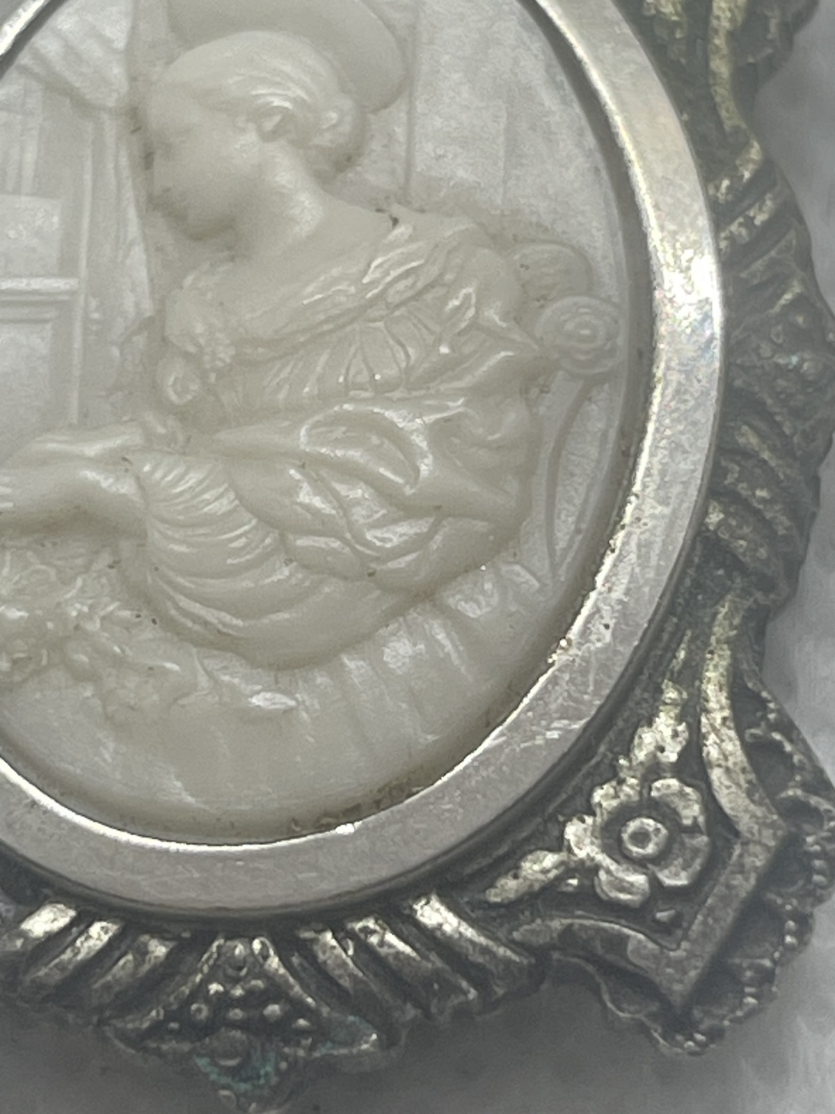 Vintage Terra Catacombe Callisto Roma/ religiöser Anhänger für Halskette