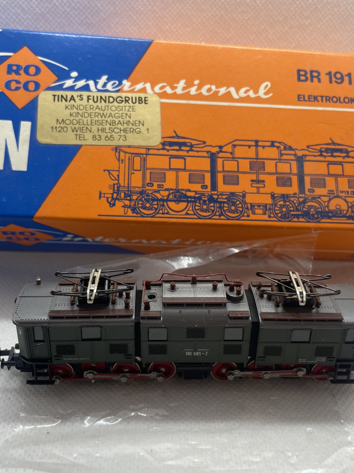 E-Lokomotive BR 191 001-7, Roco 02155A