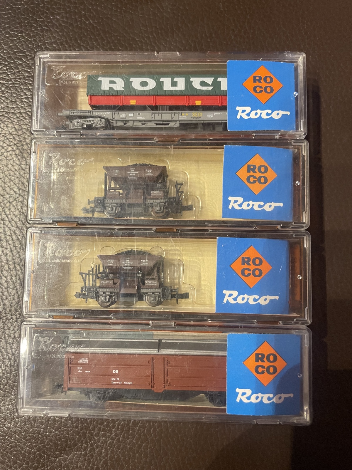 4 Waggons Roco Orginal Verpackung neuwertig