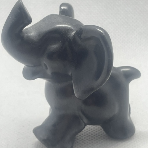 Seltene Mürztaler Keramik - Elefant schwarz