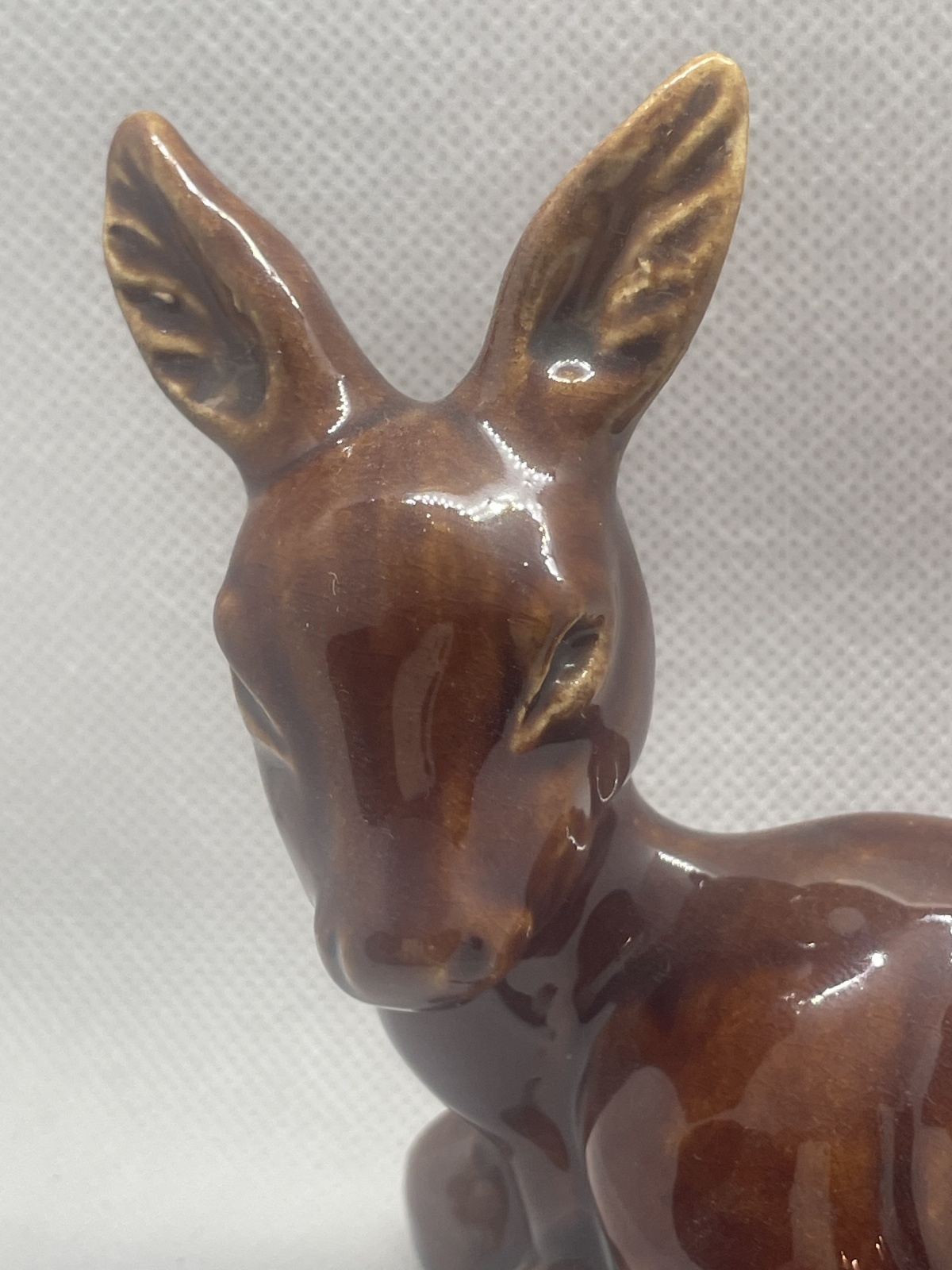 Seltene Mürztaler Keramik - großes Reh liegend