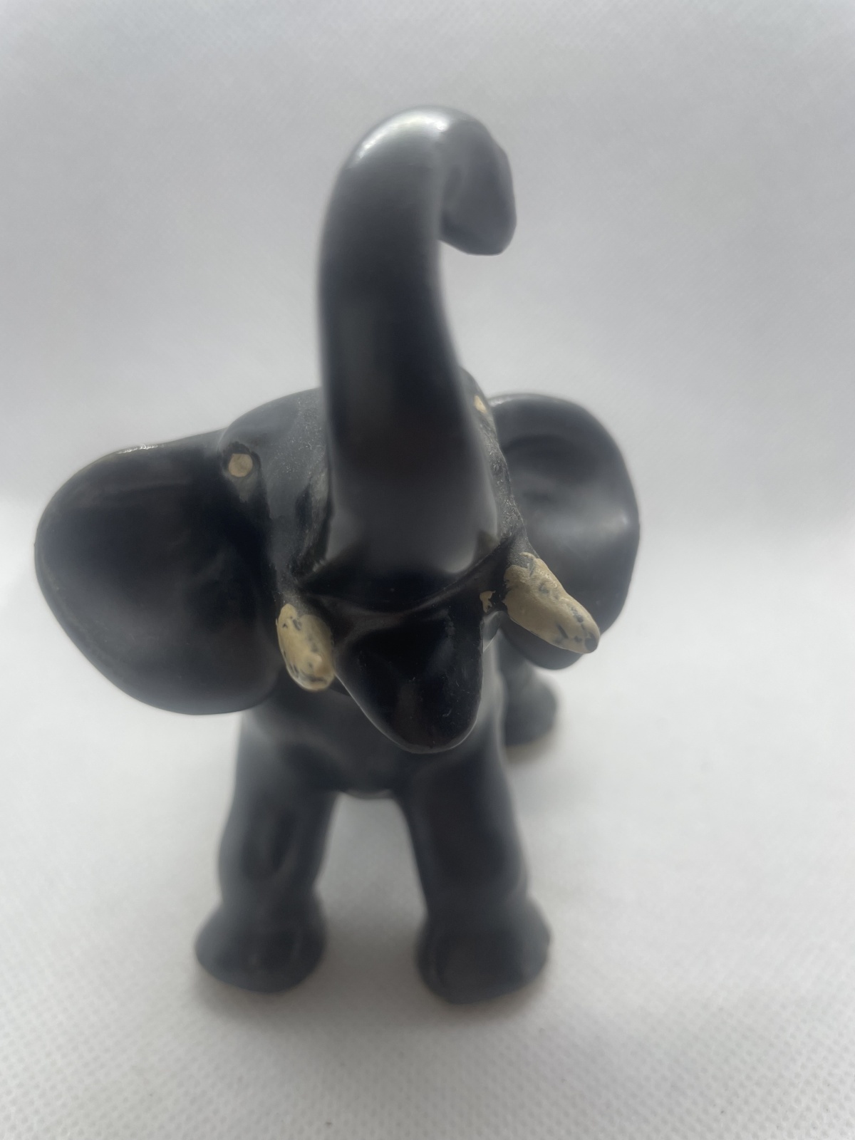 Seltene Mürztaler Keramik - Elefant schwarz