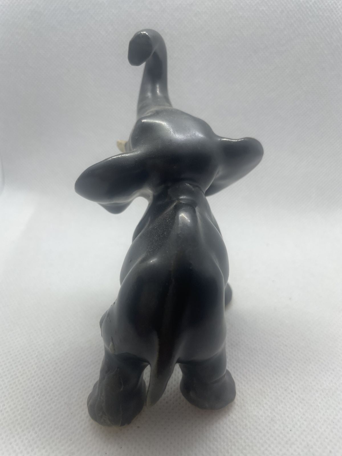 Seltene Mürztaler Keramik - Elefant schwarz