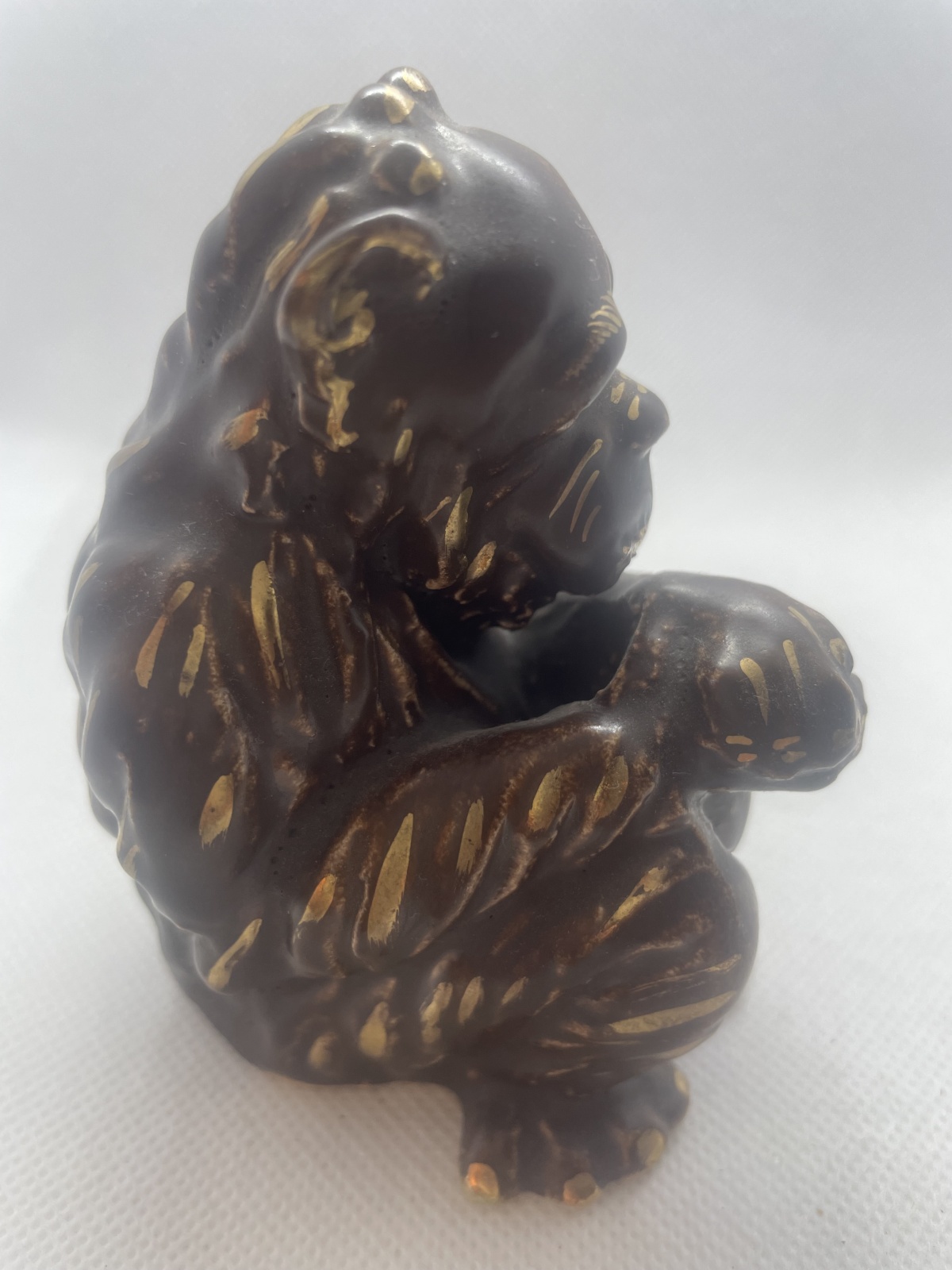 Seltene Mürztaler Keramik - Affe