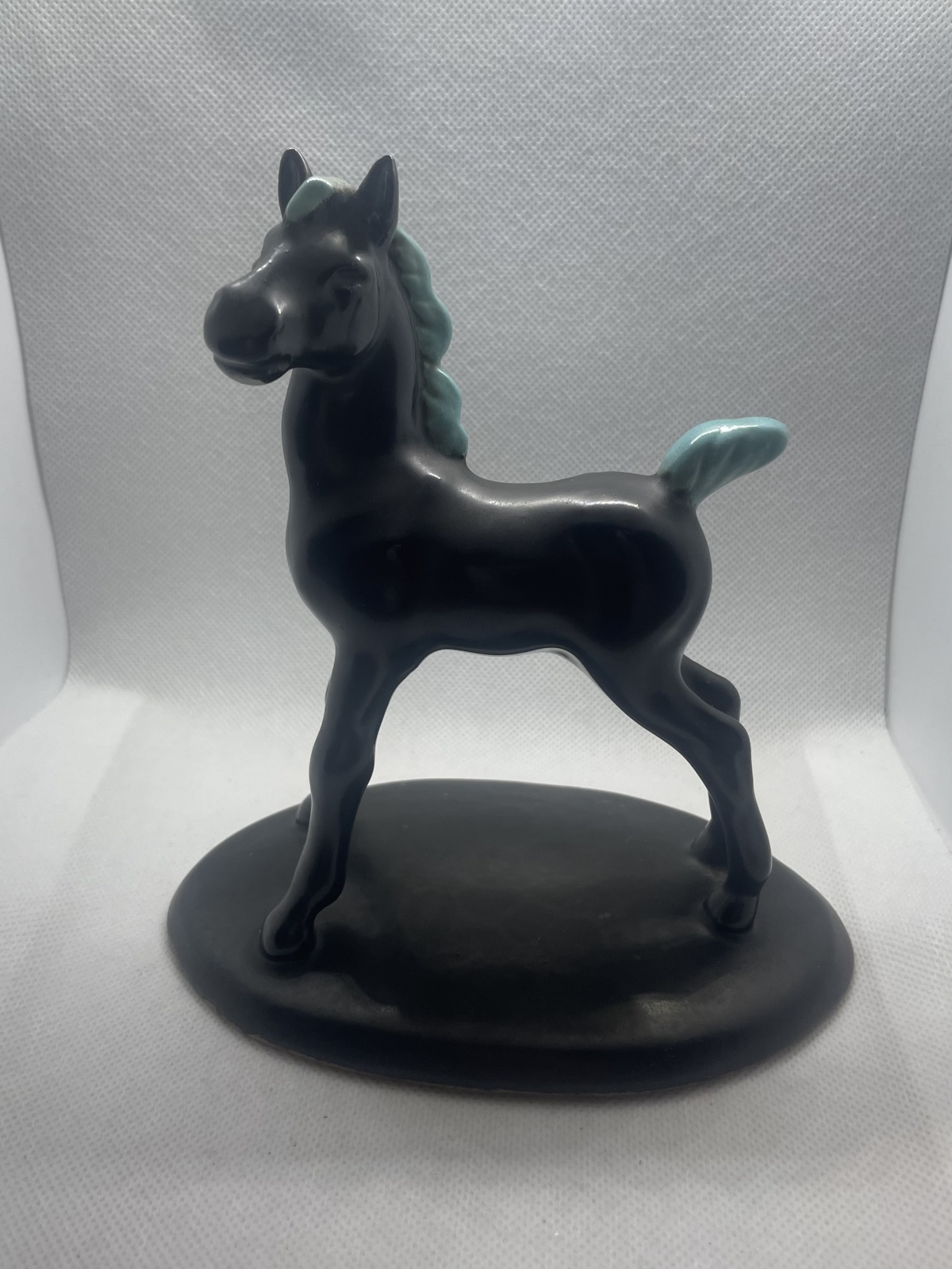 Seltene Mürztaler Keramik - Pferd groß am Sockel