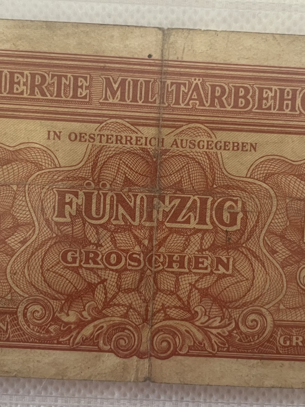 50 Groschen Serie 1944 Alliierte Militärbehörde