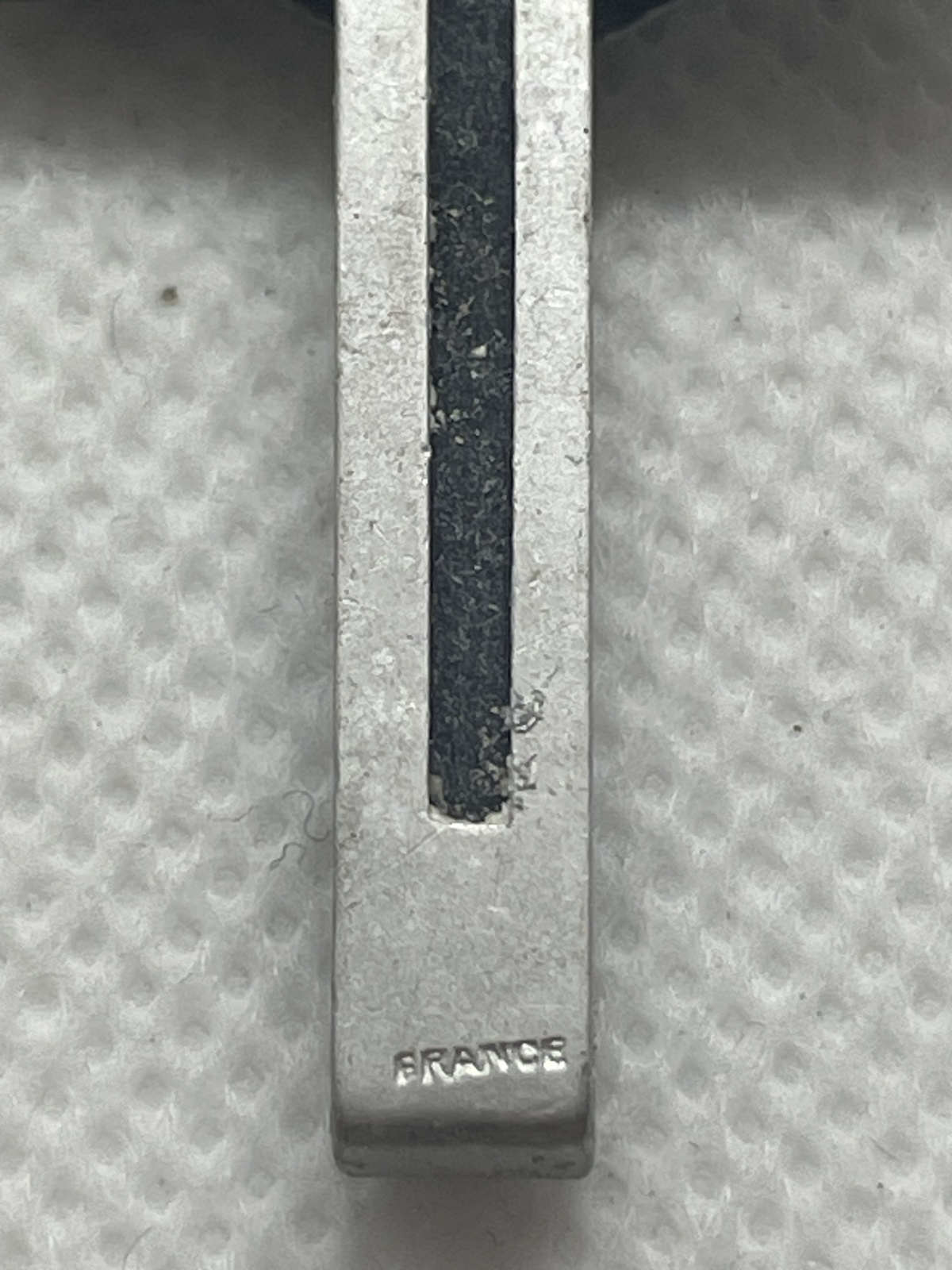 Antiker schwarzer französischer Rosenkranz