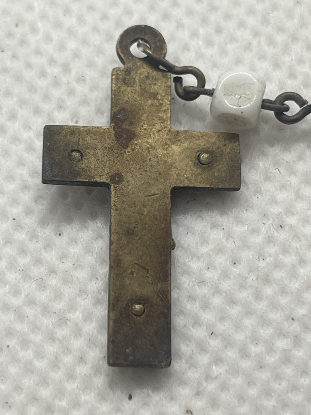 Antiker perlmutt Rosenkranz