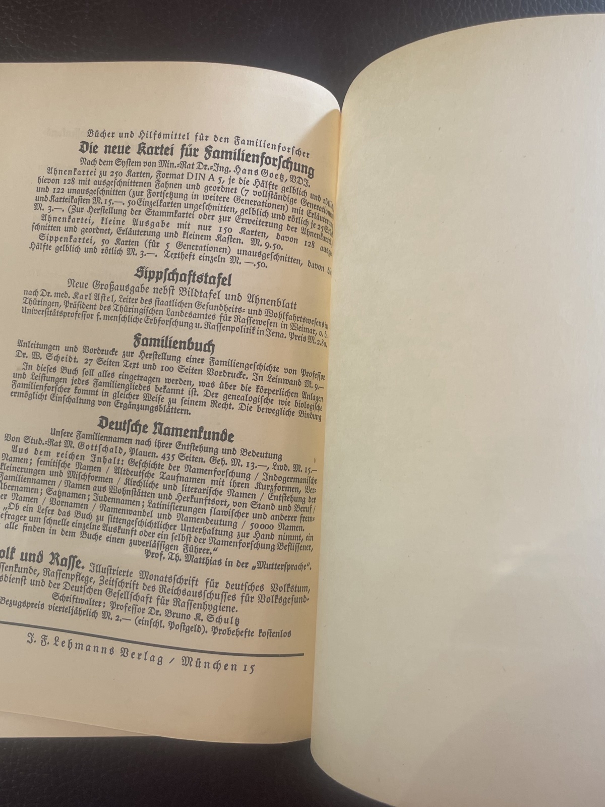 Frau Dr. Johanna Haarer "Die deutsche Mutter und ihr erstes Kind"