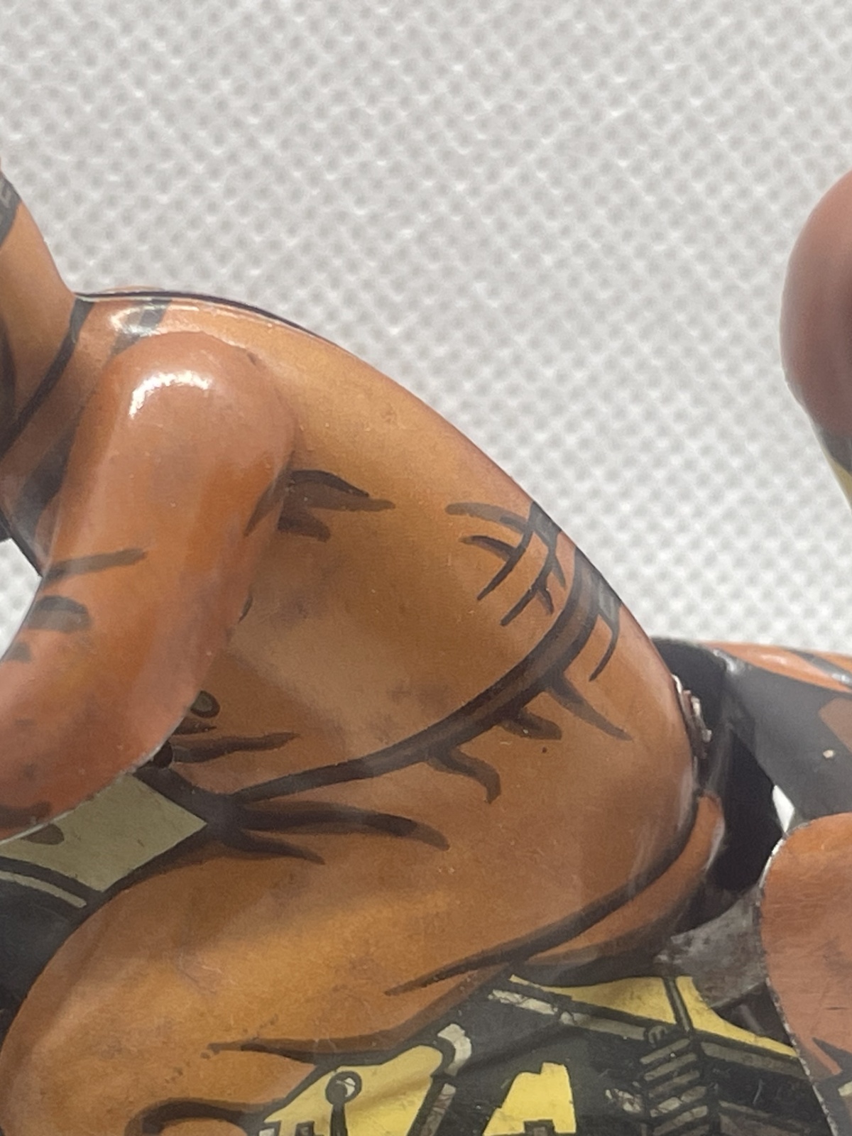 CKO Kellermann Blechspielzeug Motorradfahrer,  Nr.353, 40er Jahren US Zone - mit Schlüssel - fährt!!!