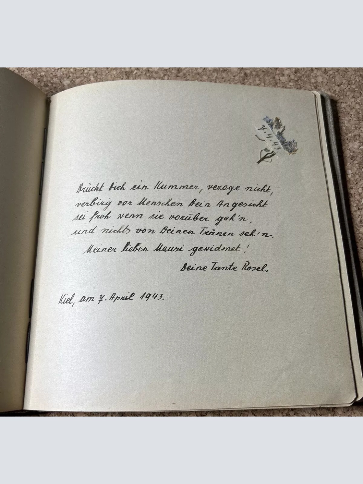 1940“ Persönliches Tagebuch einer österreichischen Dichterin und Malerin aus dem 2. Weltkrieg