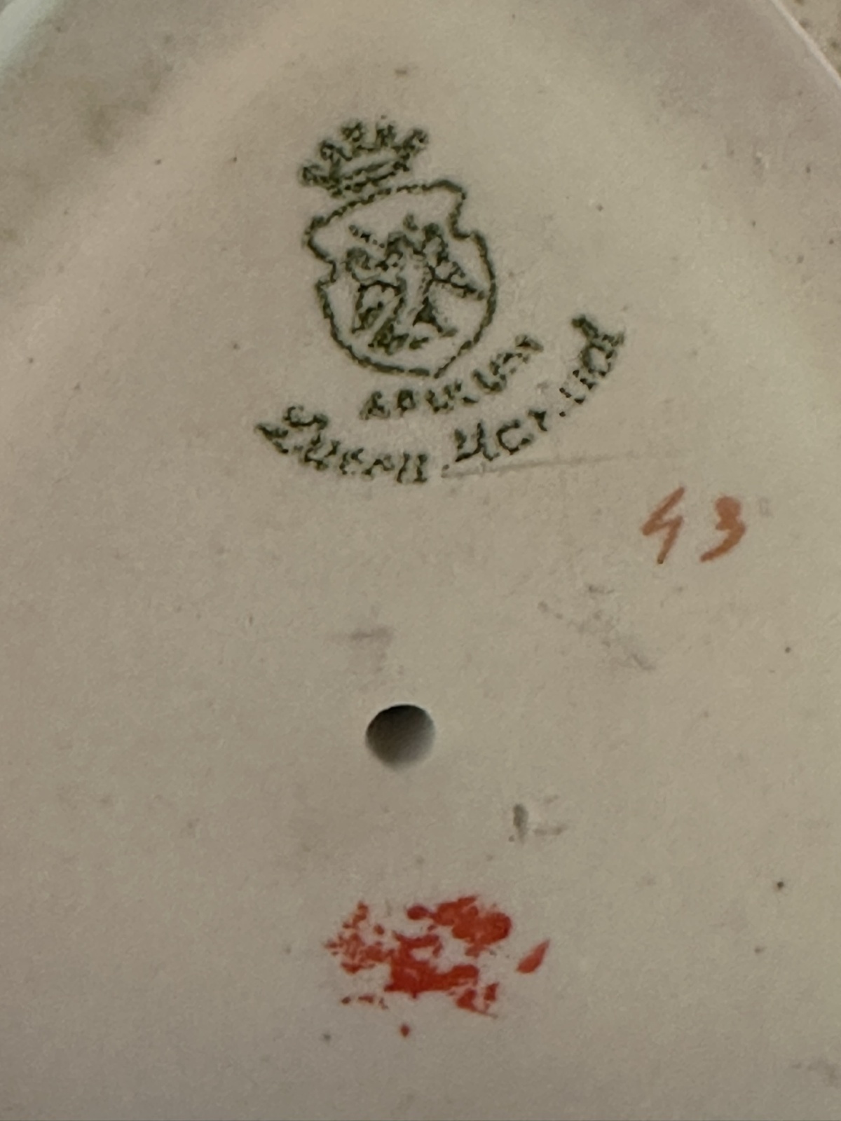 Ballerina Porzellanfigur Royal Dux Bohemia - Apulum