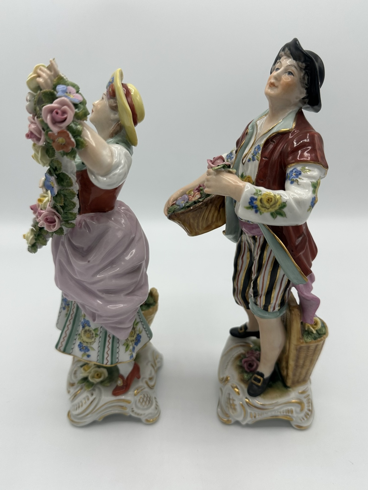 Rudolf Kämmer Figurenpaar "Allegorie des Sommers" 20.Jhdt.