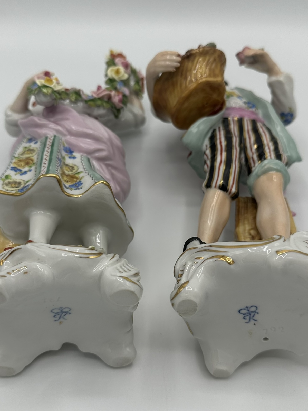 Rudolf Kämmer Figurenpaar "Allegorie des Sommers" 20.Jhdt.