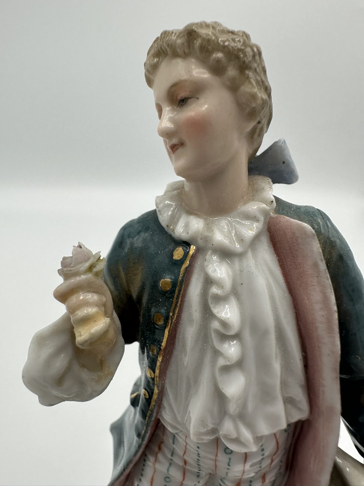 2 antike Porzellan-Figuren Rudolfstadt Volkstedt Triebner Türingen