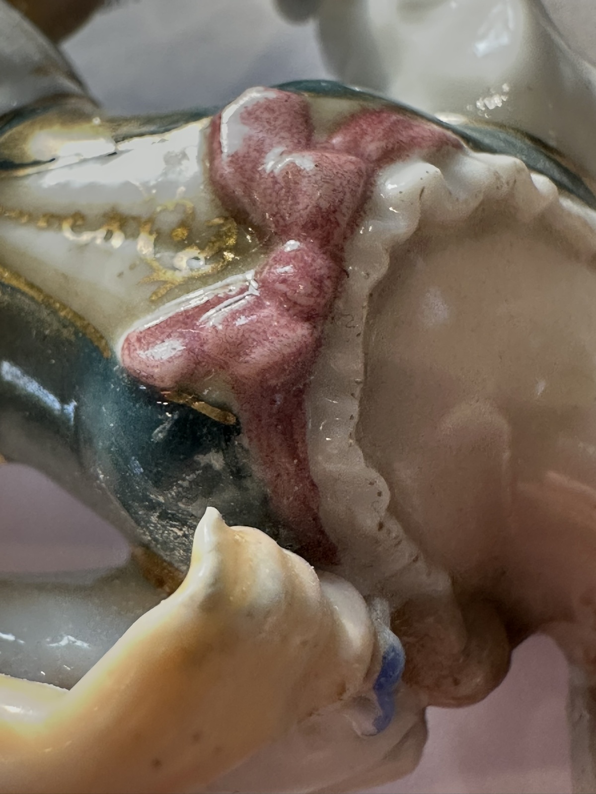 2 antike Porzellan-Figuren Rudolfstadt Volkstedt Triebner Türingen