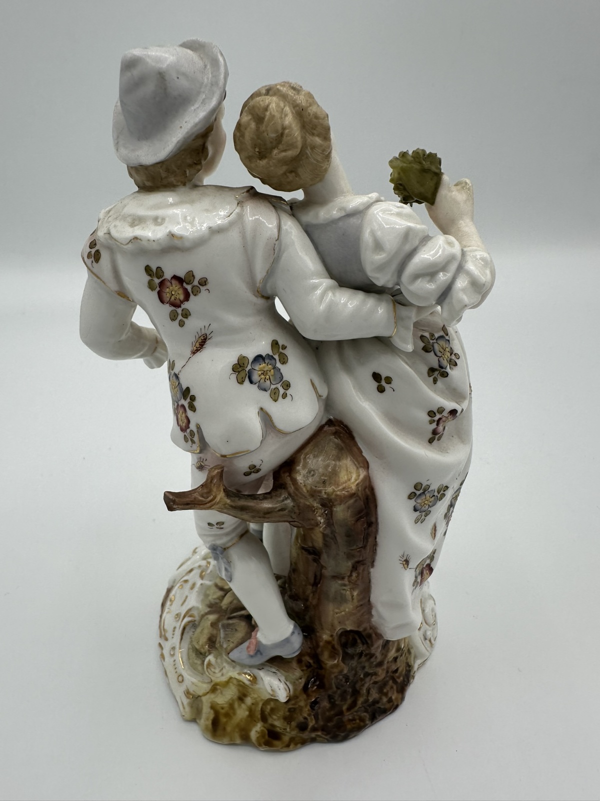 Antike Porzellan Figur tanzendes Pärchen Rudolstadt Volkstedt Eckert Thüringen