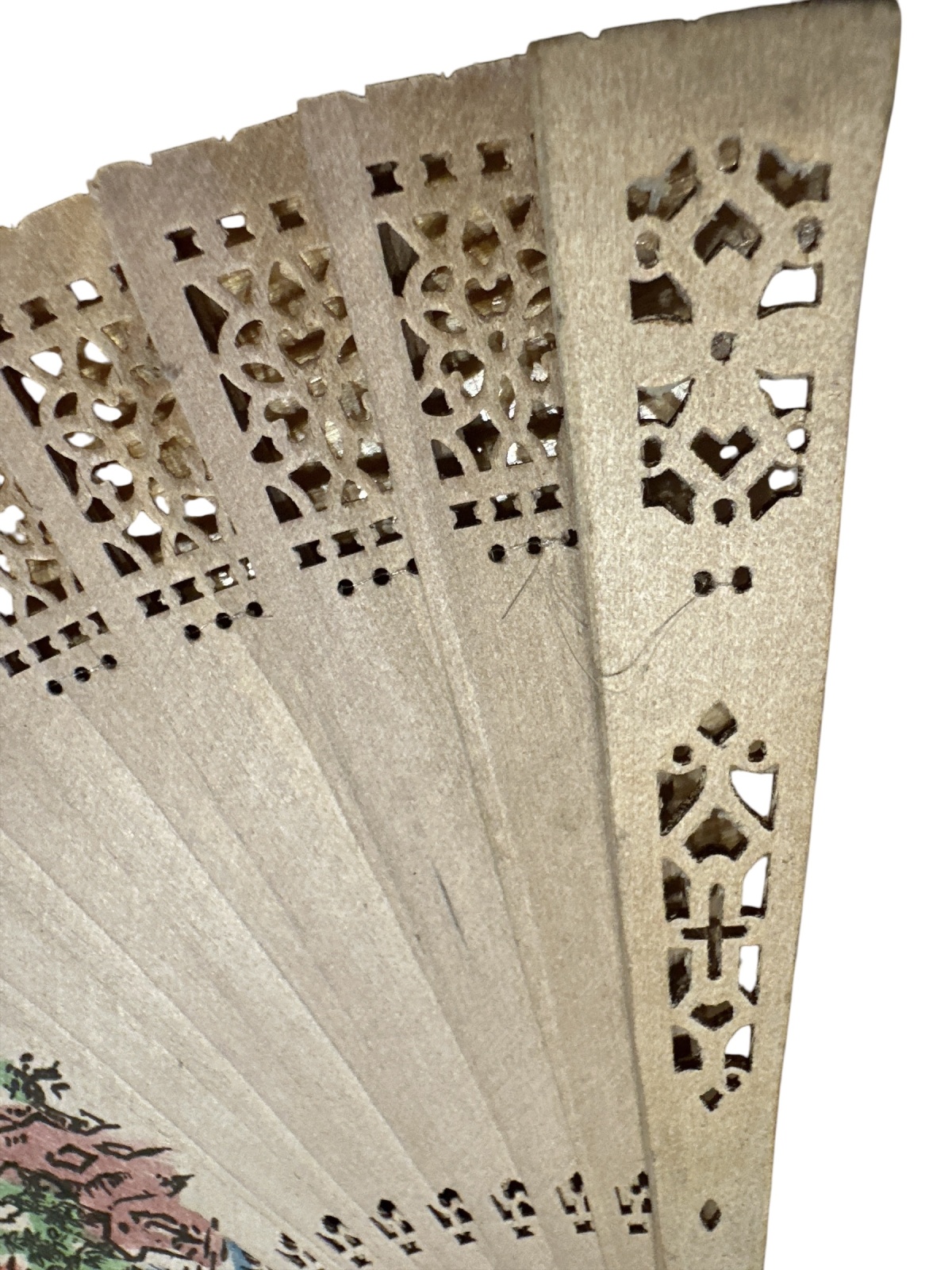 Chinesischer alter Holzfächer