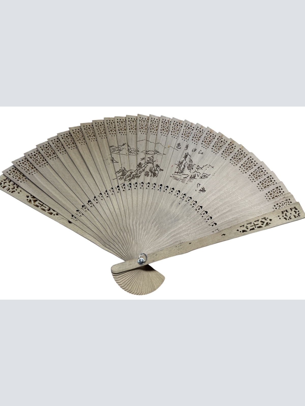 Chinesischer alter Holzfächer