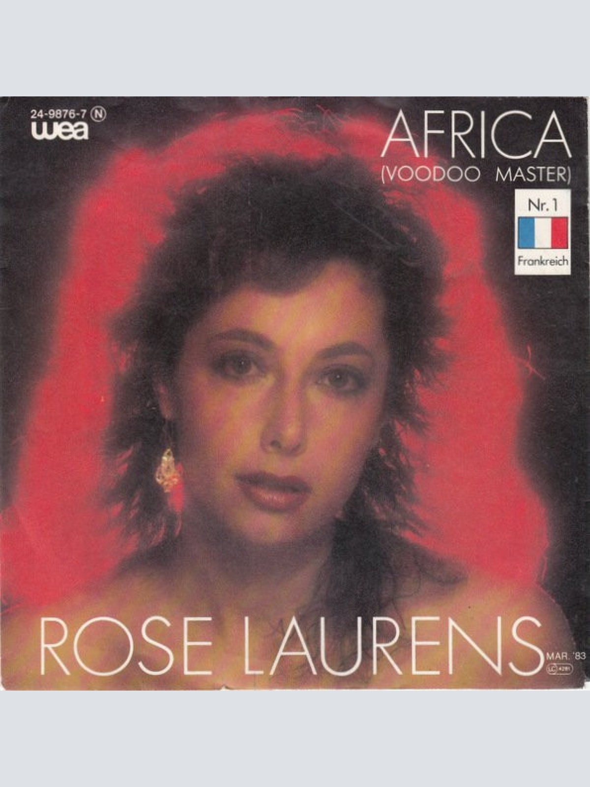SINGLE / Rose Laurens ‎– Africa (Voodoo Master)