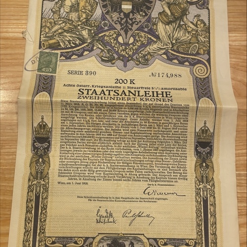 Kriegsanleihe 1.Weltkrieg