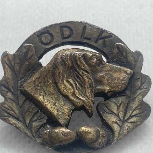 Altes Hundeabzeichen Bronze