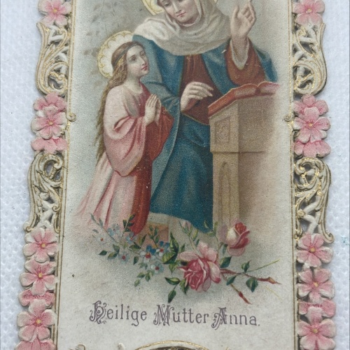 Antikes Andachtsbild Heilige Mutter Anna