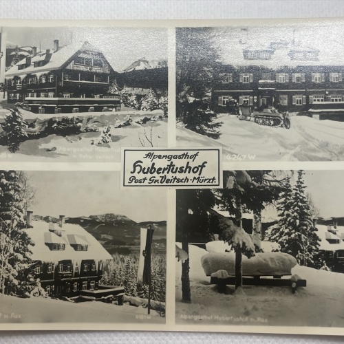 AK Alpengasthof Hubertushof Veitsch Stmk.
