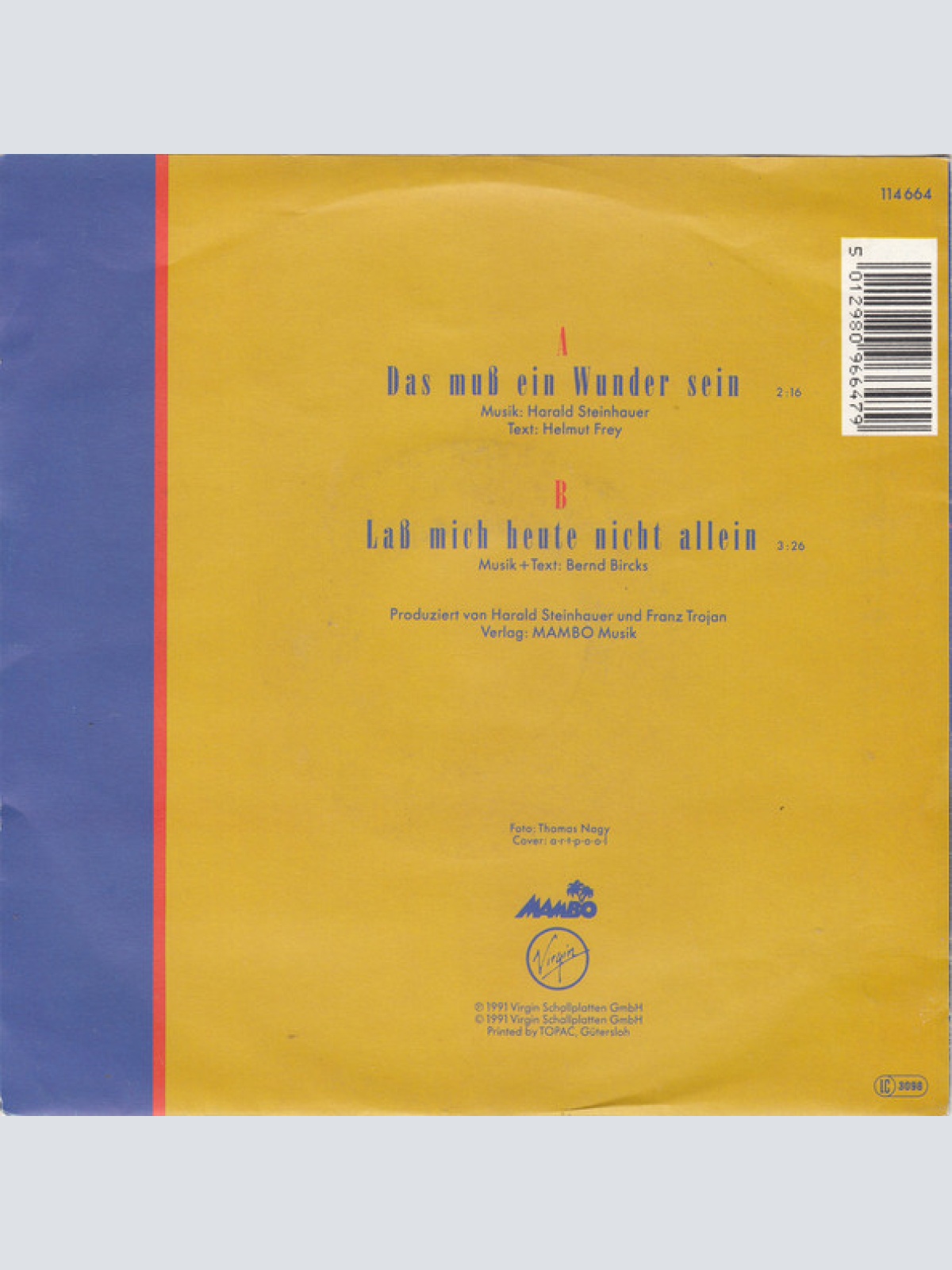 Vinyl / Cagey Strings - Das Muß Ein Wunder Sein