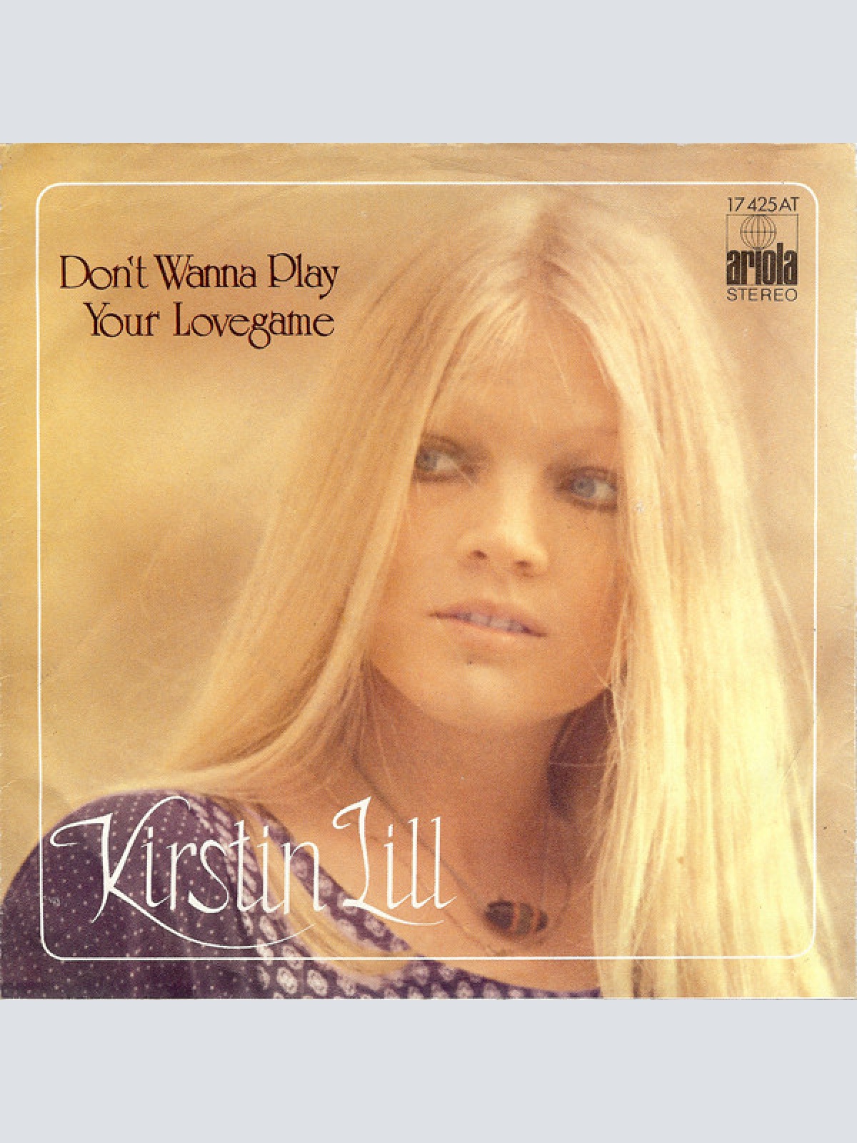 Vinyl / Kirstin Lill - No More Waiting / Don't Wanna Play Your Lovegame