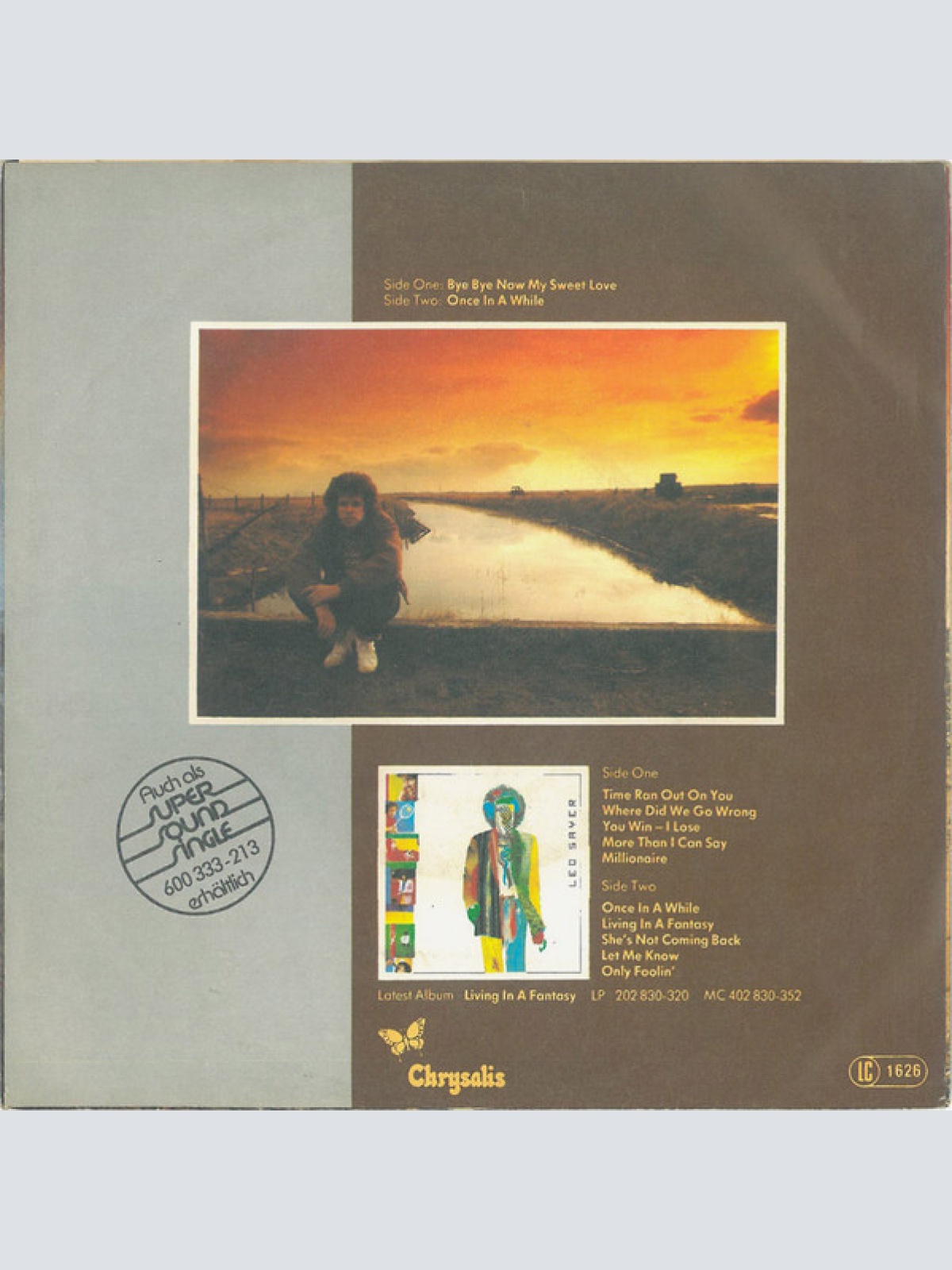 Vinyl / Leo Sayer - Bye Bye Now My Sweet Love