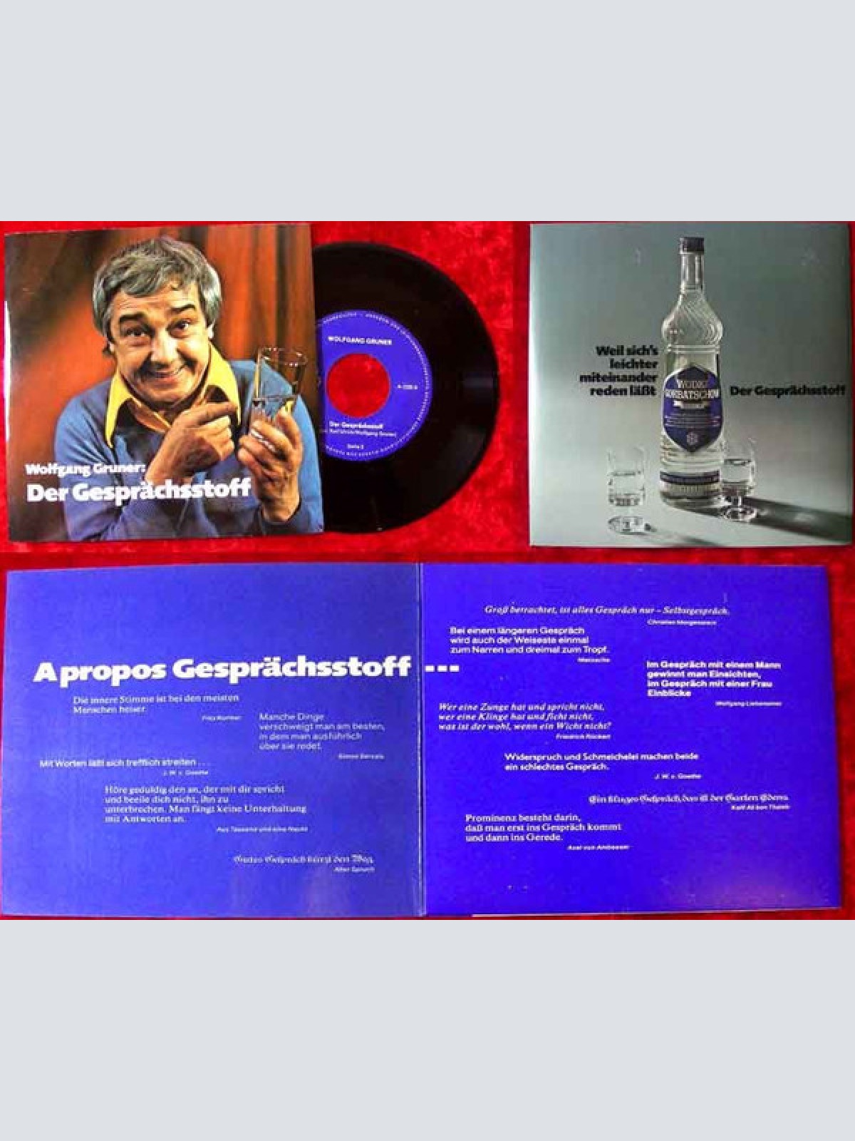 Vinyl / Wolfgang Gruner - Der Gesprächsstoff
