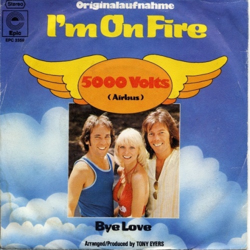 Vinyl / 5000 Volts (Airbus)* - I'm On Fire