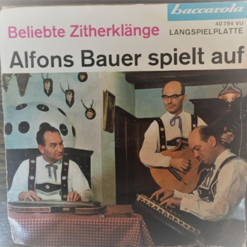Vinyl / Alfons Bauer Und Seine Solisten* - Alfons Bauer Spielt Auf (Beliebte Zitherklänge)