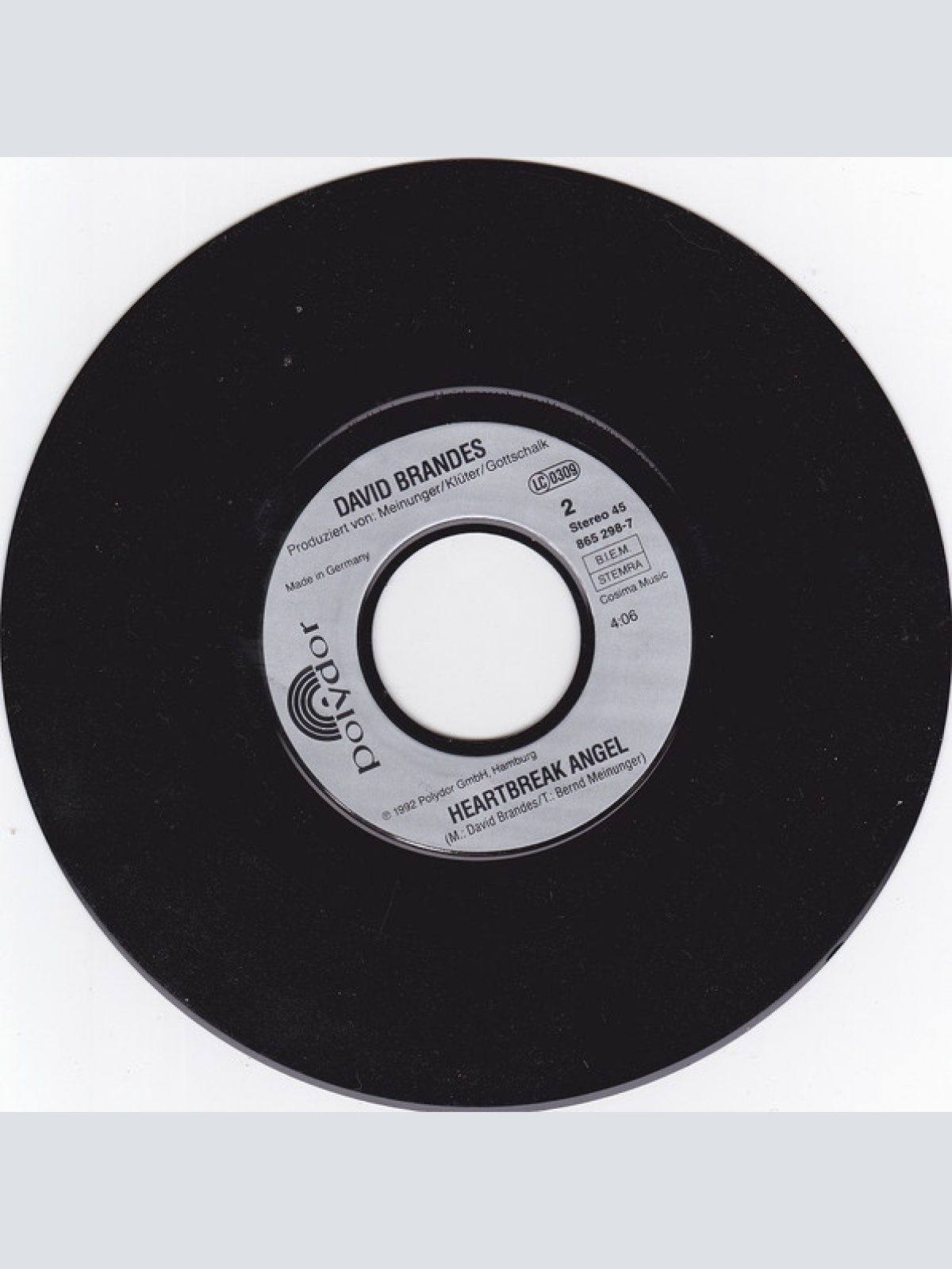 Vinyl / David Brandes - Immer Bei Nacht